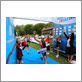 Werbellinsee-Triathlon - Zieleinlauf Sieg Olympische Distanz